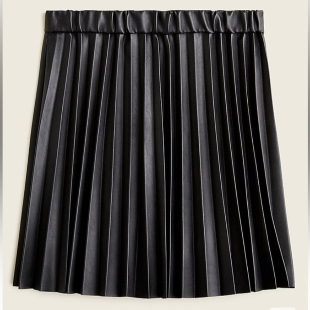 J. Crew Black Pleated Kids Skirt